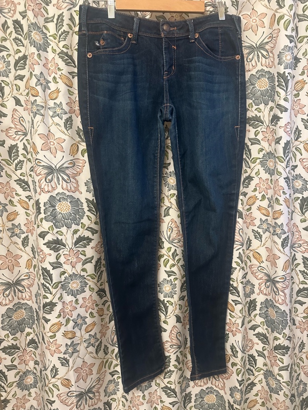 Women’s Dark Blue Skinny Jeans Size:14